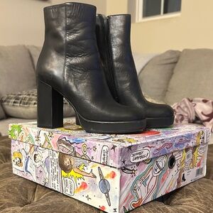 Jeffrey Campbell Black Heeled Boots